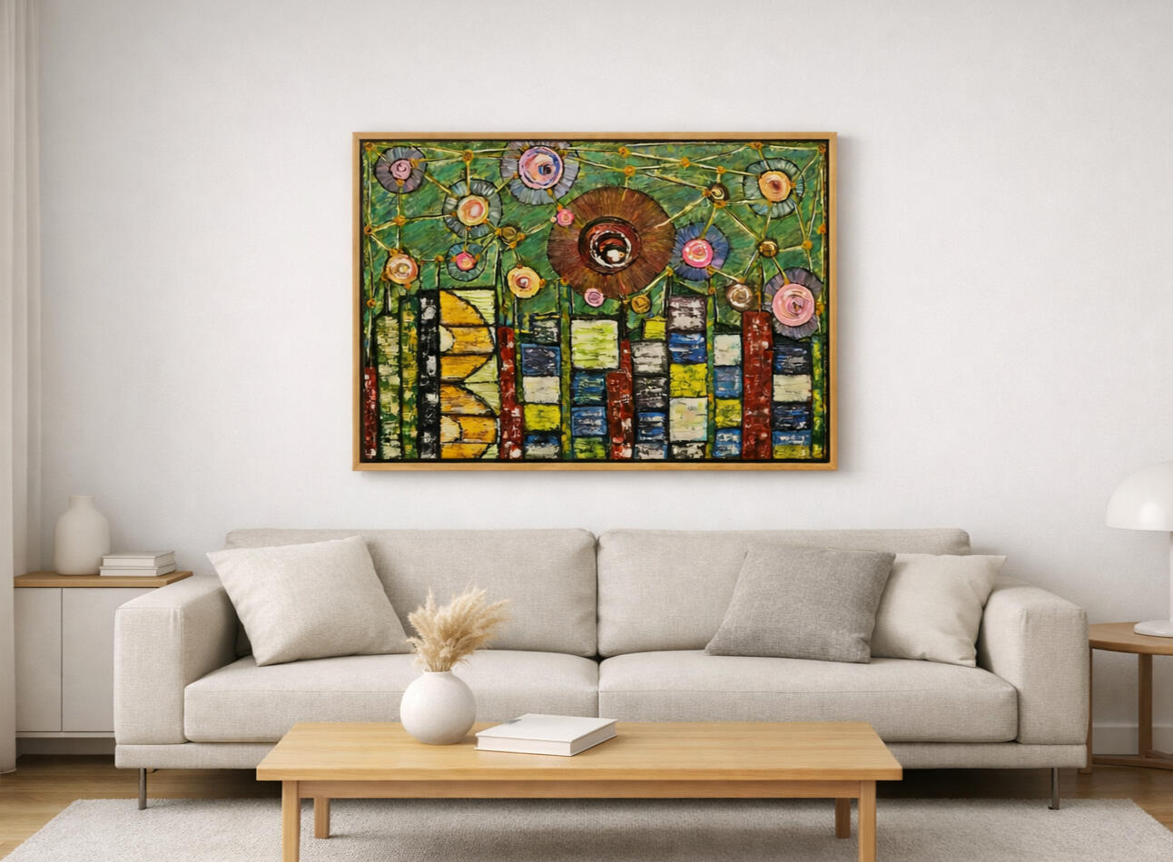 These networks symbolize invisible technological connections, as well as the beauty of a “new world” that enabled communication, creation, and emotional balance during a period of deep isolation.